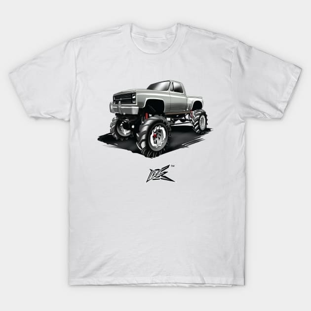 monster truck T-Shirt by naquash
